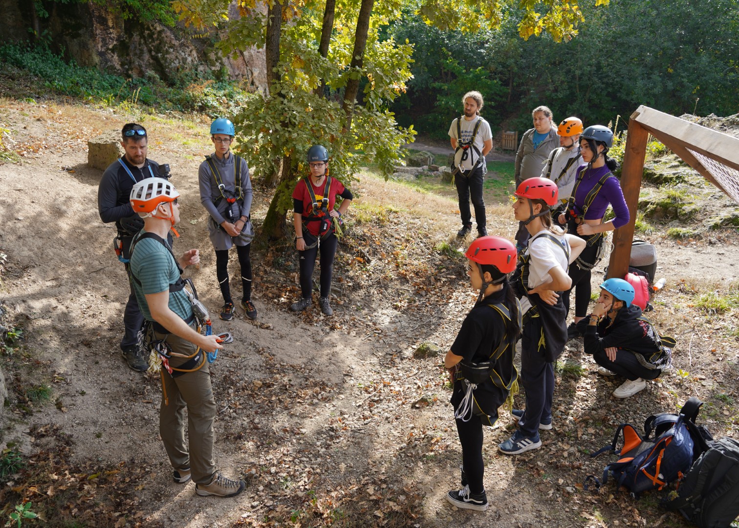 Local Training in Via Ferrata Megyer-hegyi