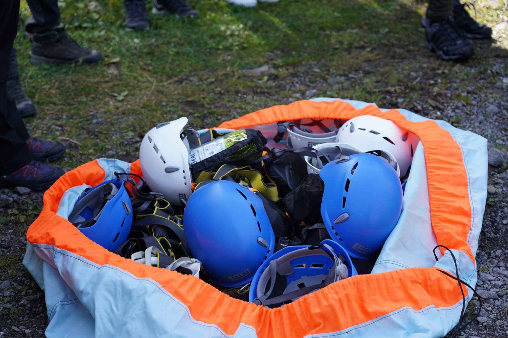 Local Training in Via Ferrata Goat's Danger
