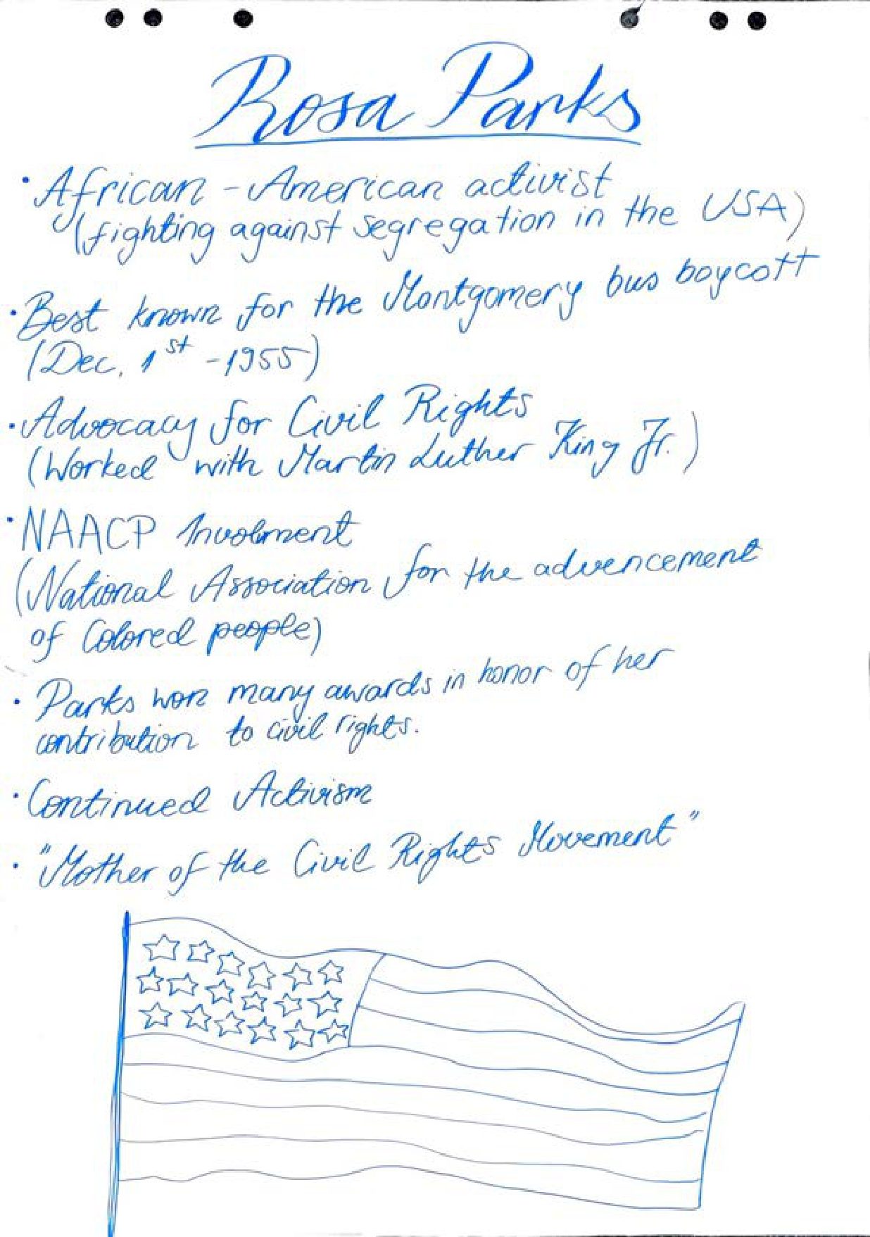 Together Beyond Borders Find Your Role Model Rosa Parks page