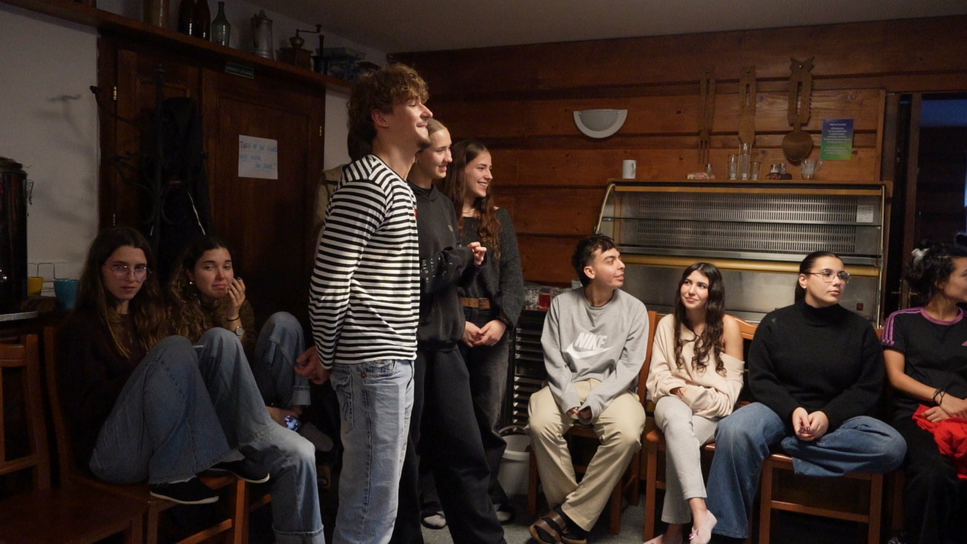 Participants during a group discussion