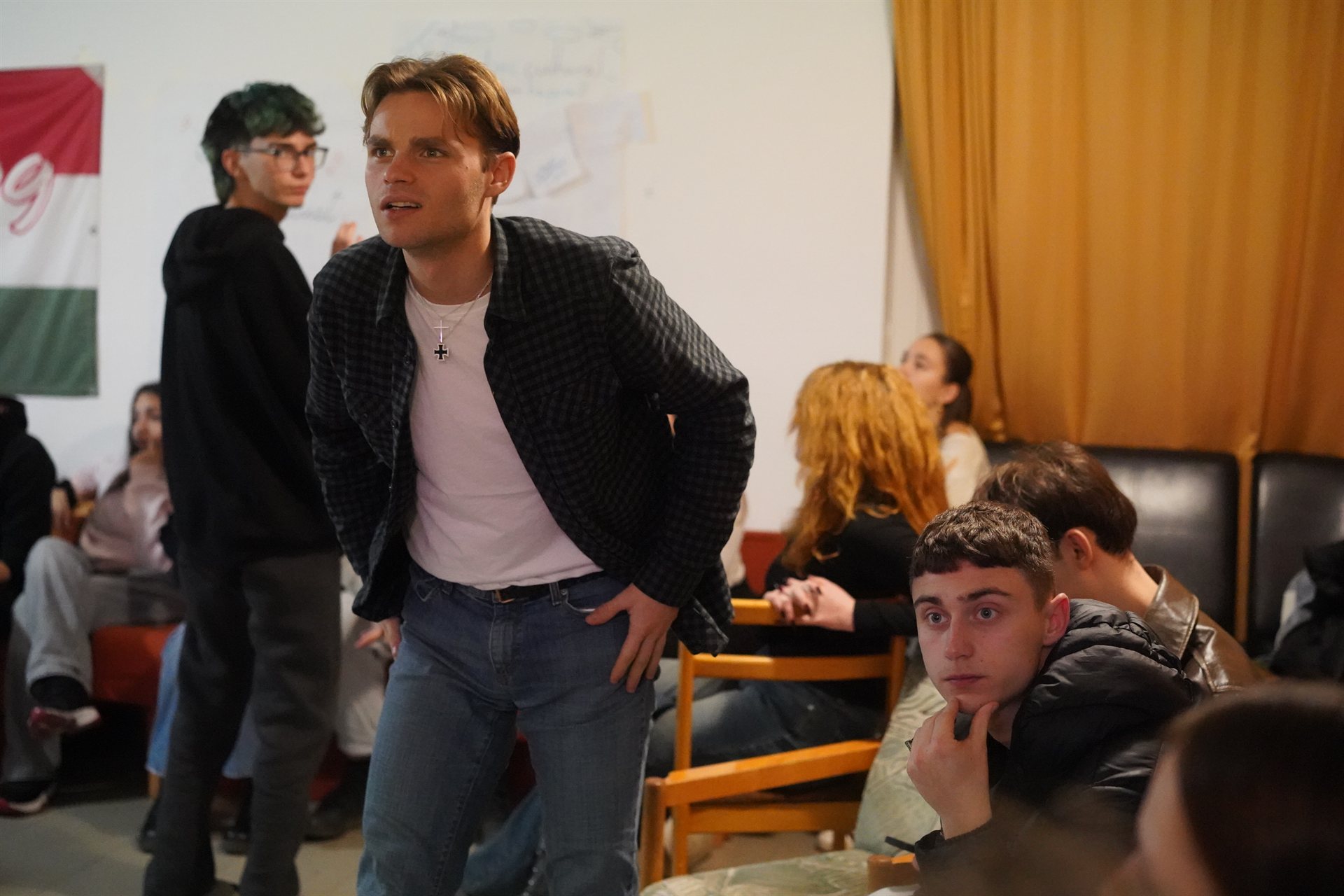 An engaged participant during a group session