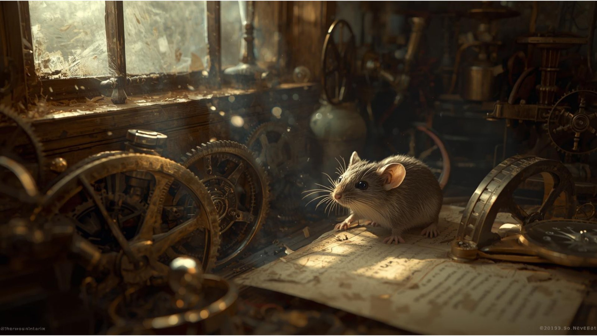 Milo the Clockmaker Mouse — page 1