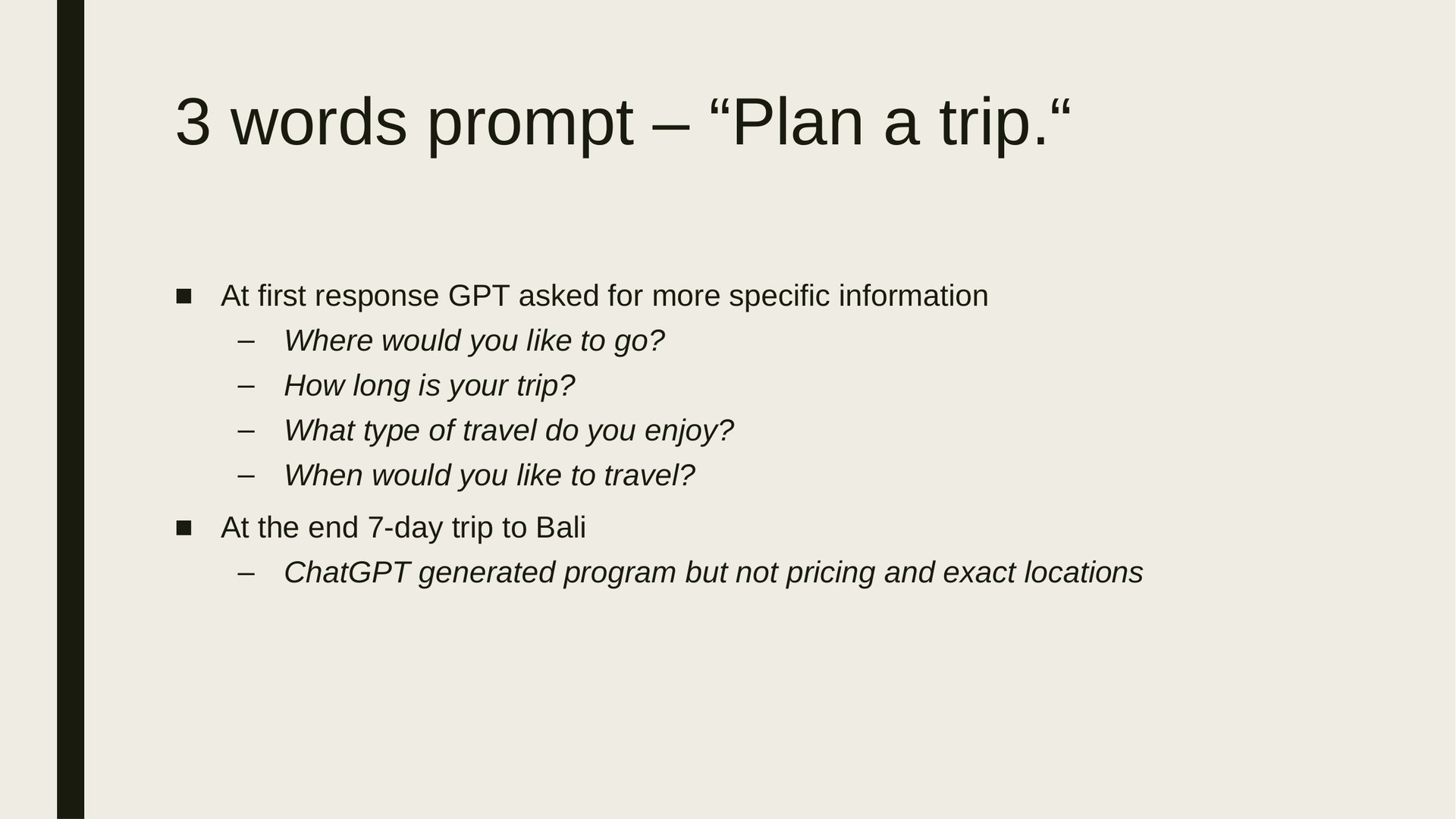 How to Prompt: Plan a Trip — page 2