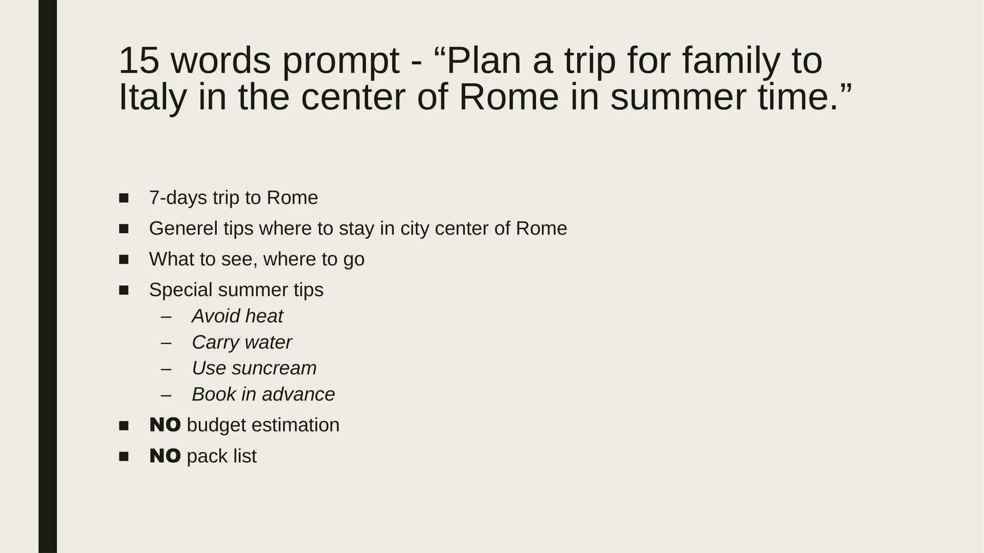 How to Prompt: Plan a Trip — page 5