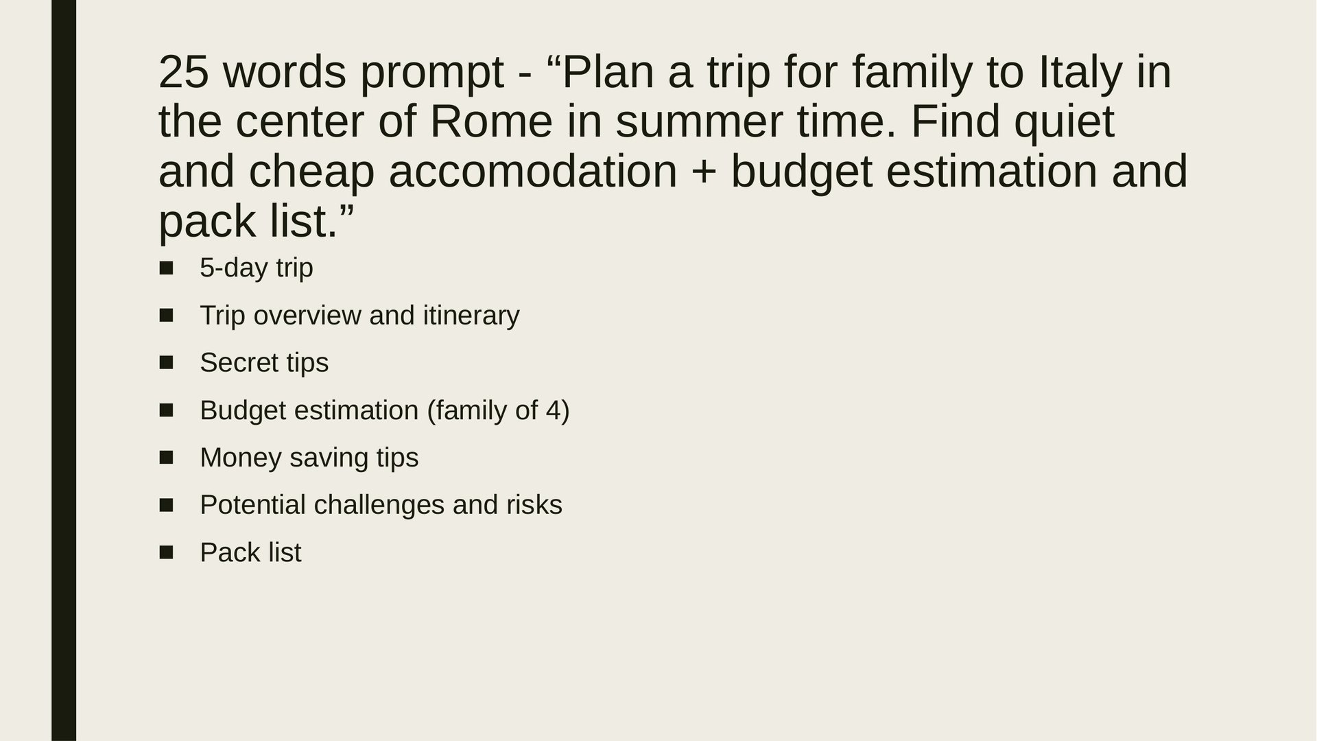 How to Prompt: Plan a Trip — page 7
