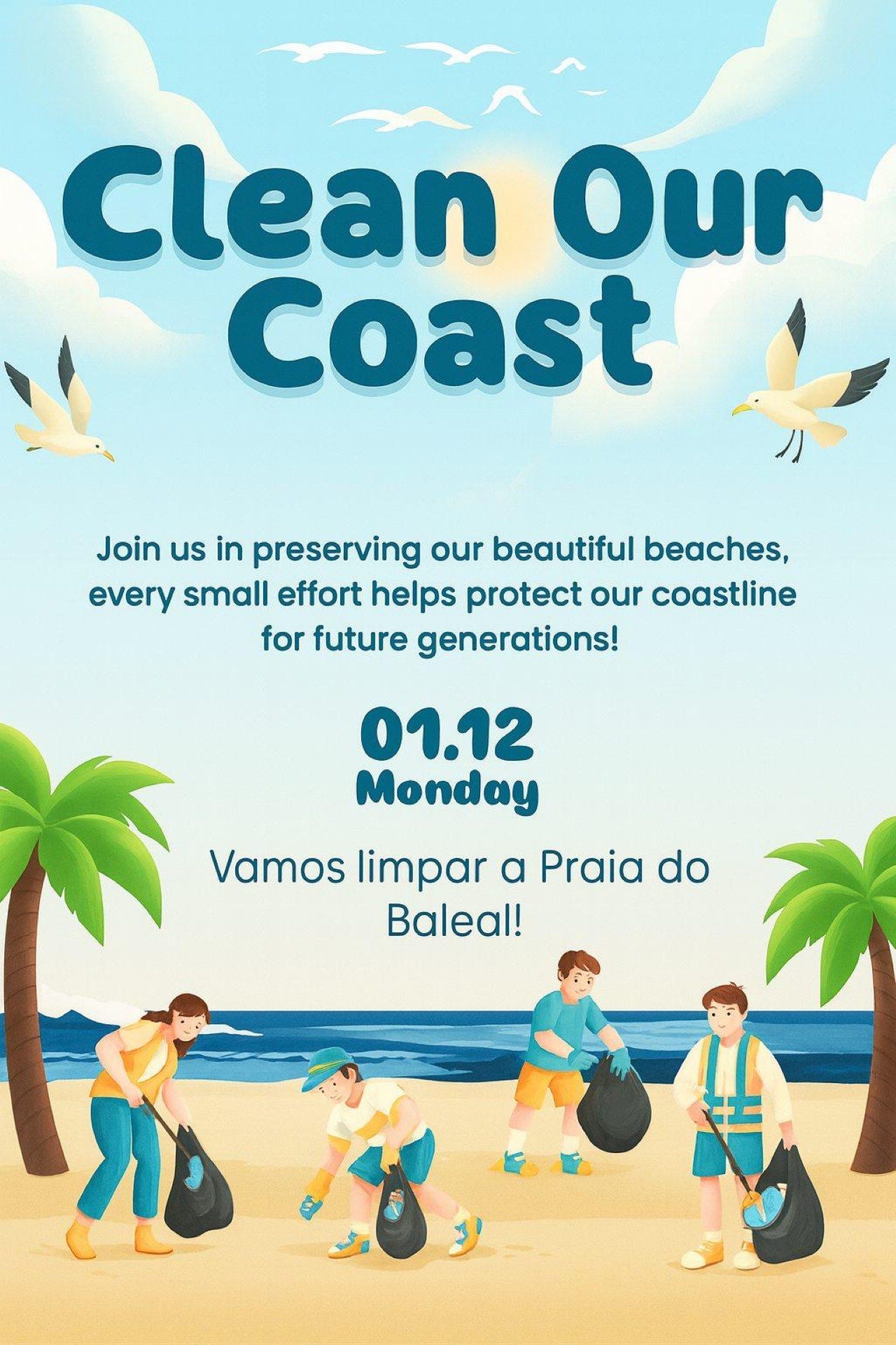 Event Poster - Beach Clean Up