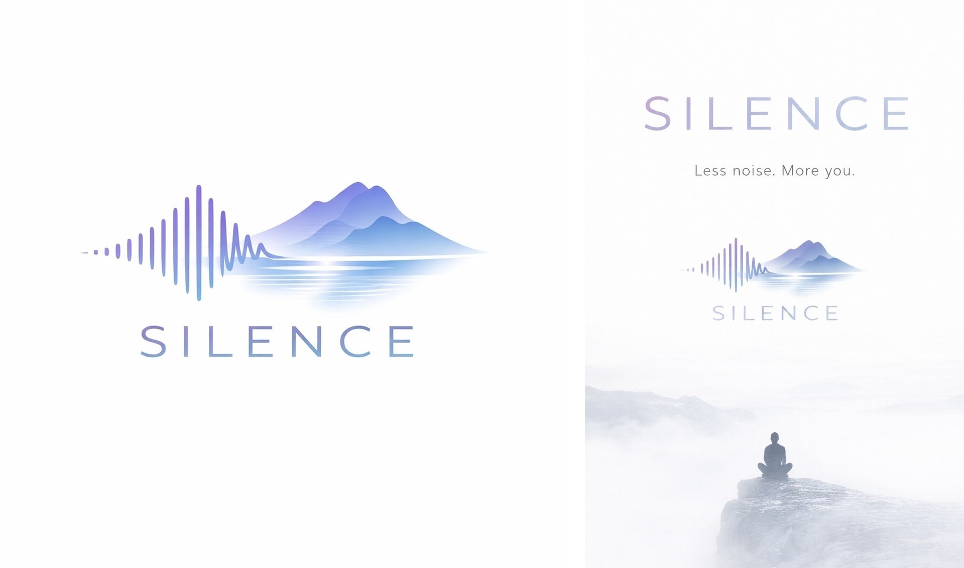 Rebrand It result: Silence, logo and poster Silence, one of the Rebrand It results