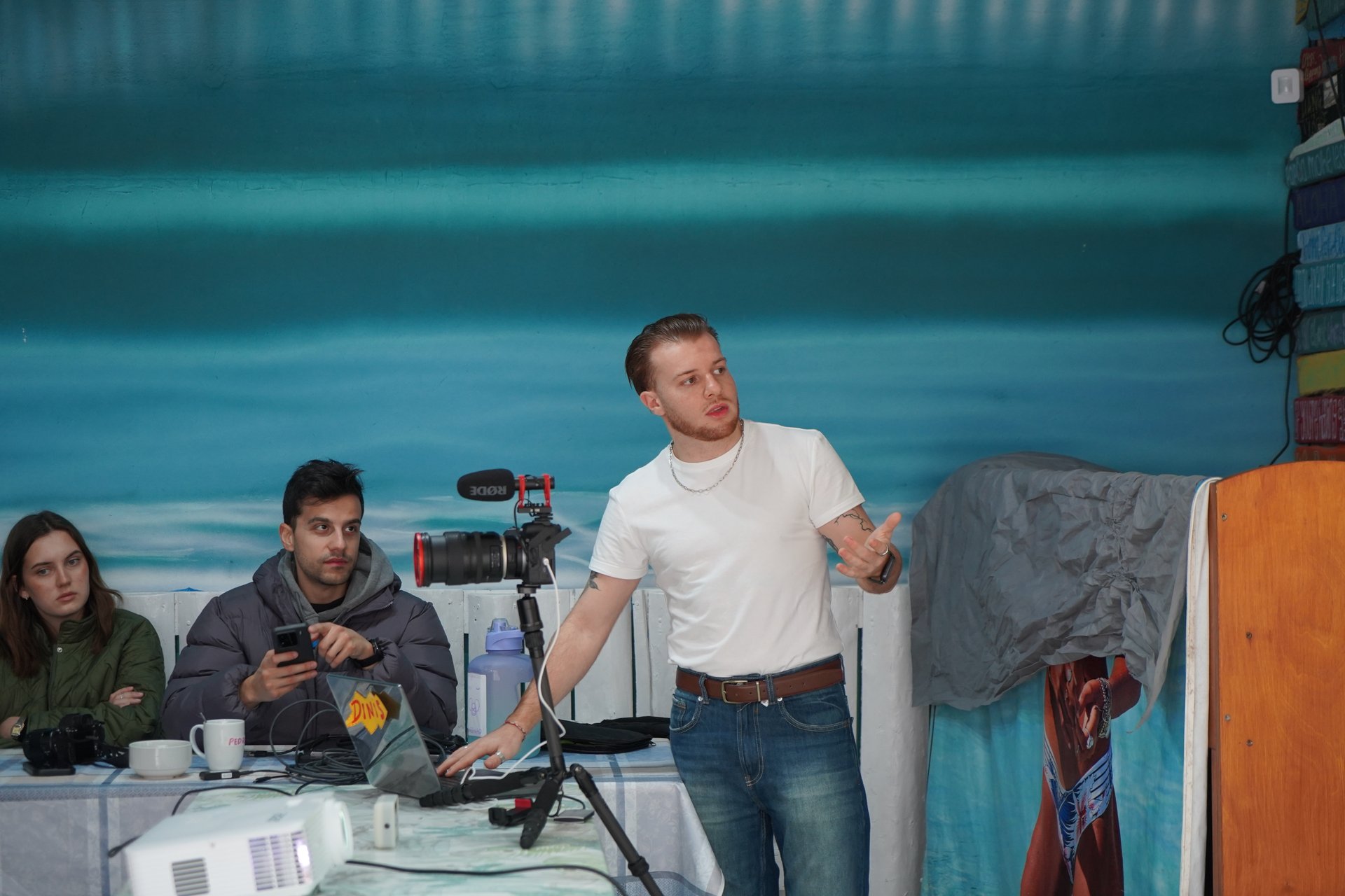 Working out a logo and brand by hand